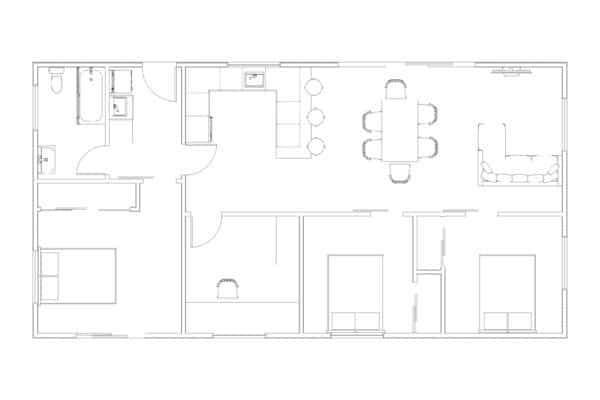 100Sqm Classic Tirau 4 Bed