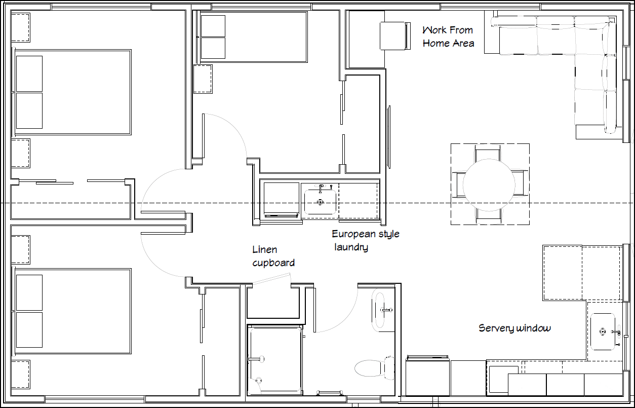 Floor Plan Small Wrap Around 70